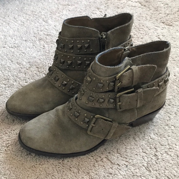 Sole Society Olive Buckled Booties - Picture 1 of 5